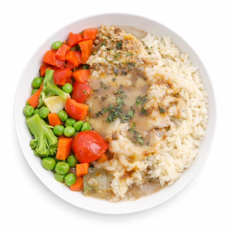 Savory Beef & Veggie Mash Bowl